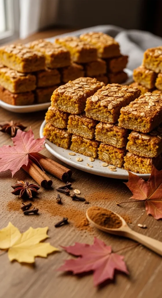 Pumpkin Spice Oat Bars