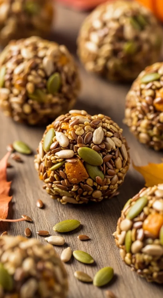 Pumpkin Spice Seed Bites