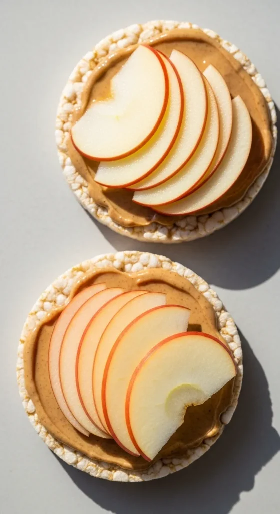 Rice Cakes with Nut Butter