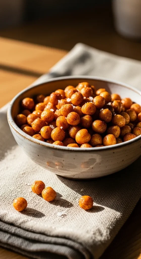 Roasted Chickpeas with Paprika