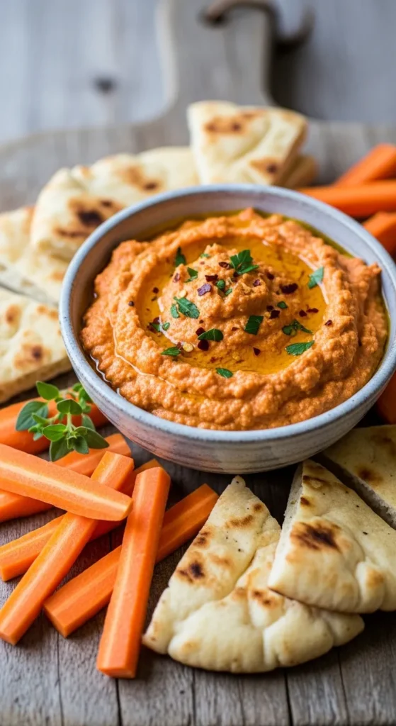  Roasted Red Pepper and Feta Dip