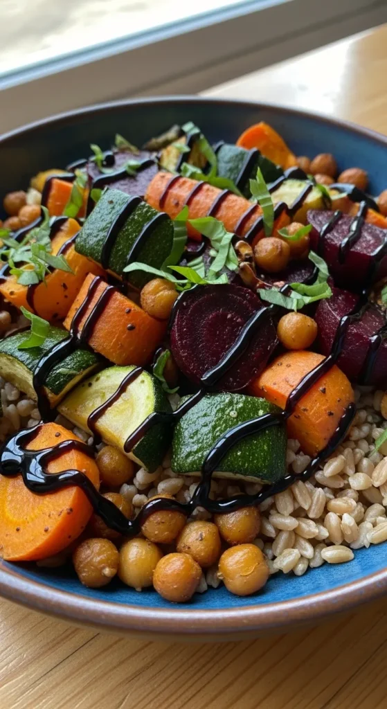 Roasted Veggie Grain Bowls