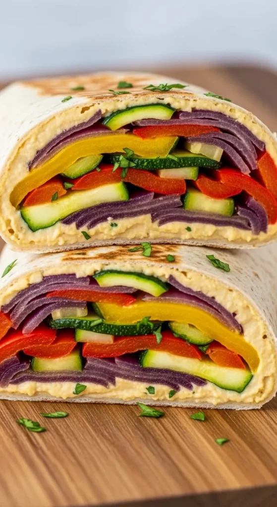 Roasted Veggie Wrap
