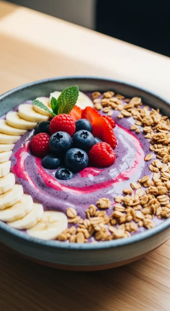Smoothie Bowl with Granola