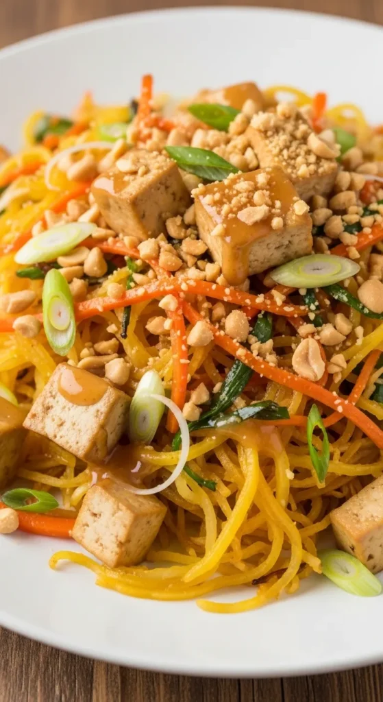 Spaghetti Squash Pad Thai
