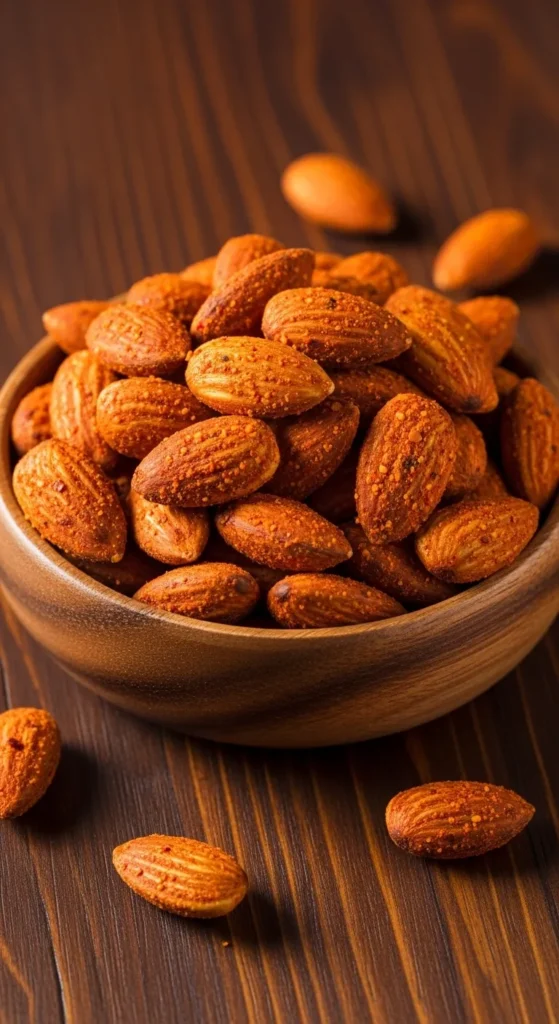 Spicy Roasted Almonds