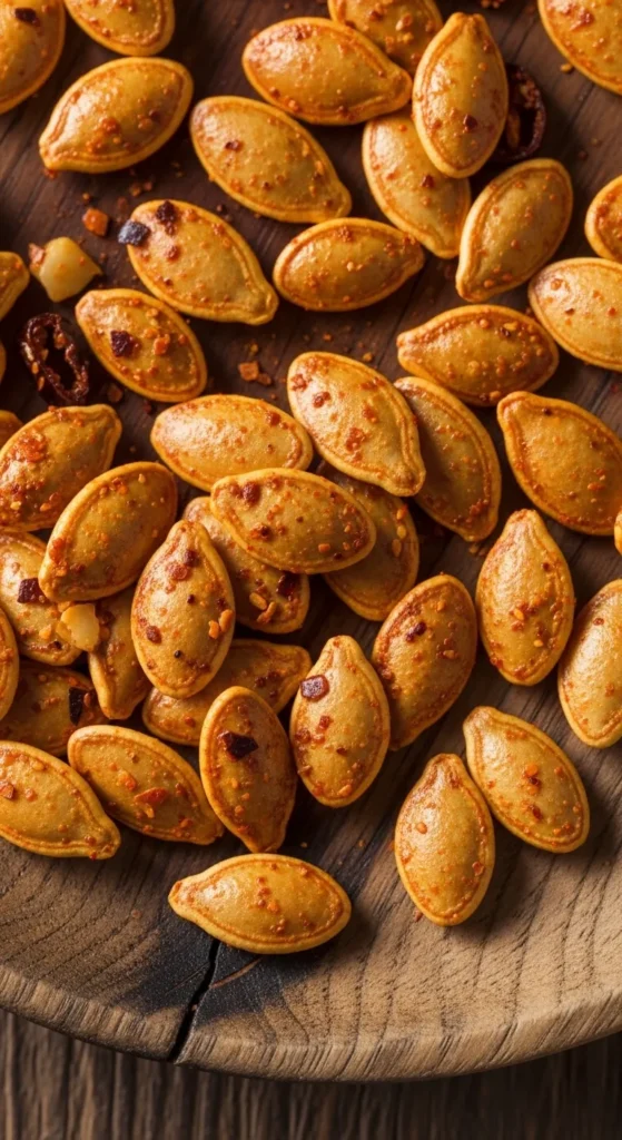 Spicy Roasted Pumpkin Seeds