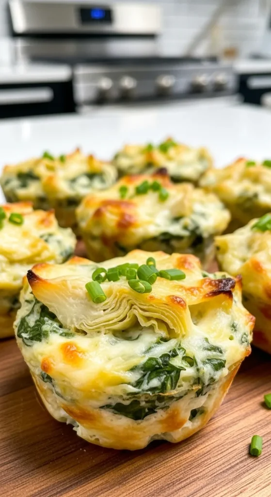 Spinach Artichoke Dip Cups