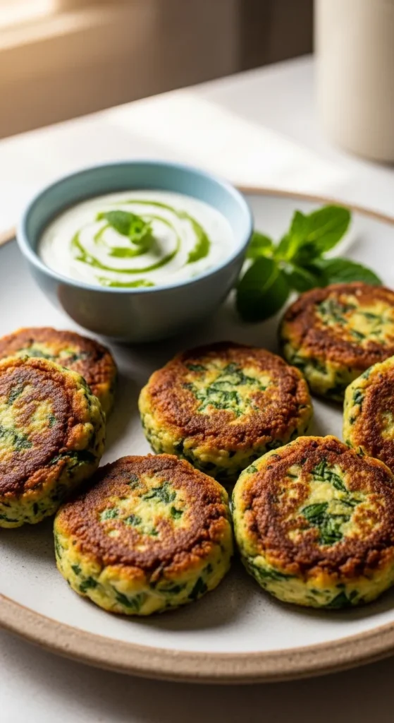 Spinach & Chickpea Patties