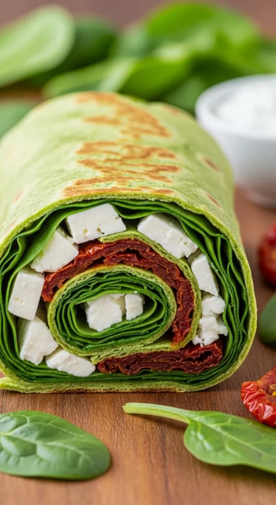 Spinach and Feta Wrap
