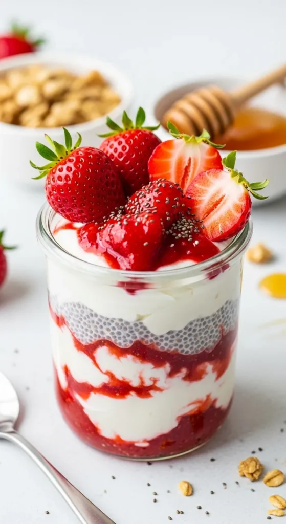 Strawberry Chia Yogurt