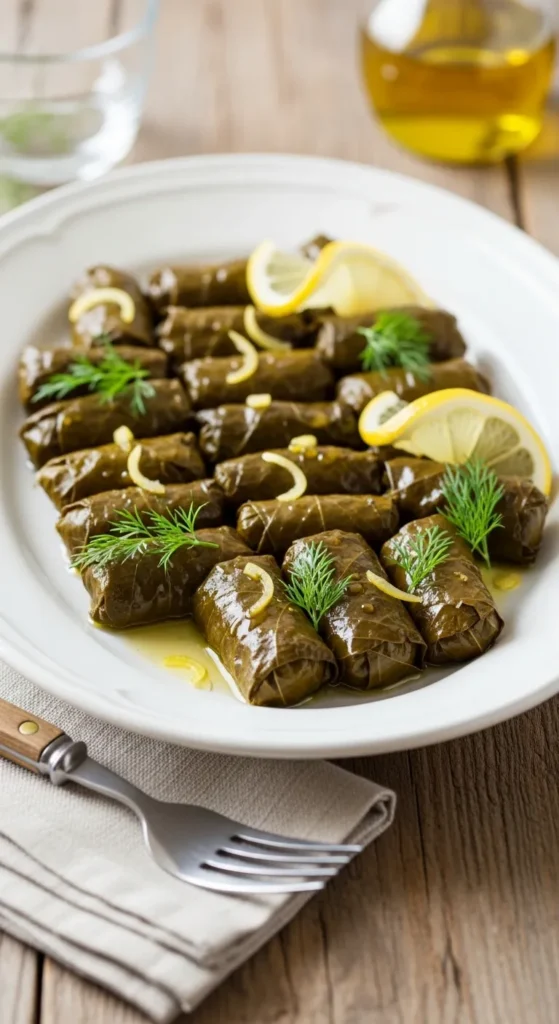 Stuffed Grape Leaves (Dolmas)