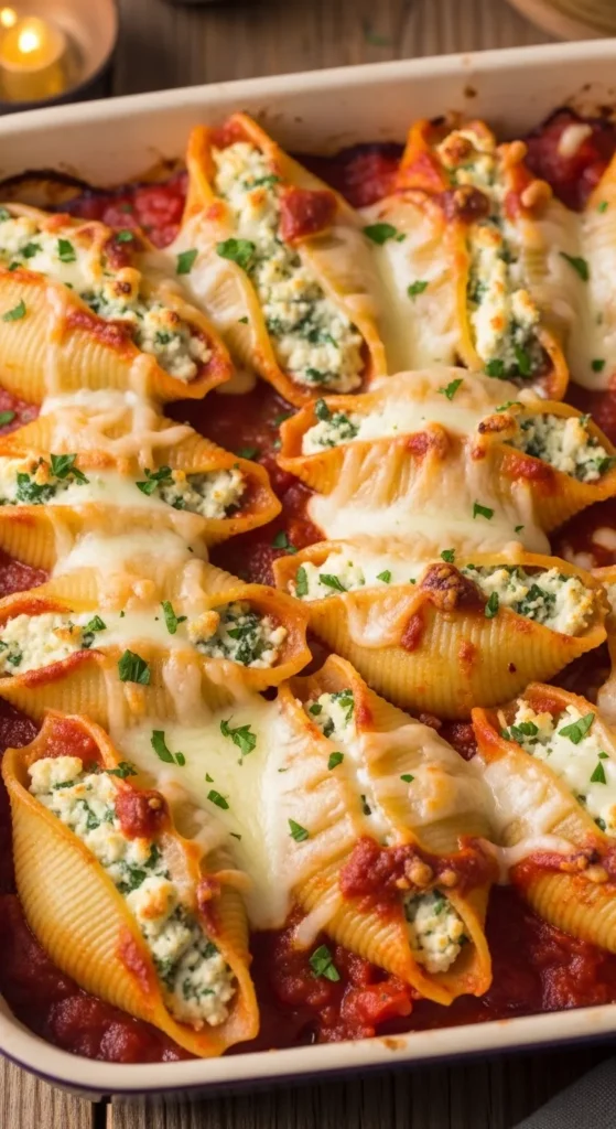 Stuffed Shells with Cheese