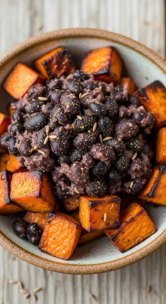  Sweet Potato & Black Bean Bites