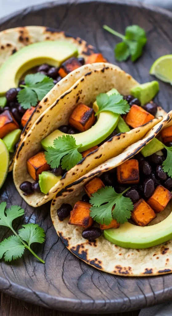 Sweet Potato and Black Bean Tacos
