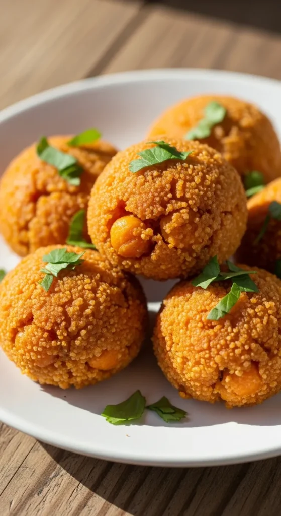 Sweet Potato and Chickpea Bites