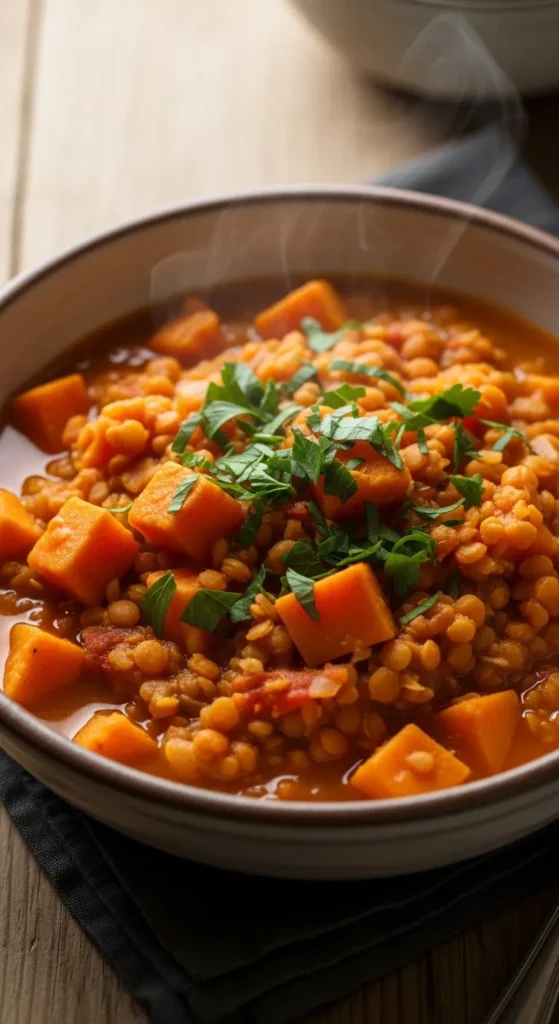 Sweet Potato and Lentil Stew