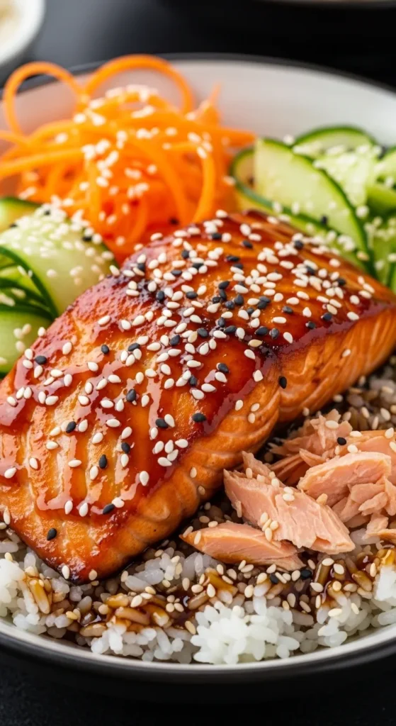 Teriyaki Salmon Bowls