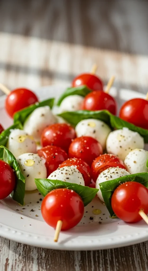 Tomato Basil Skewers
