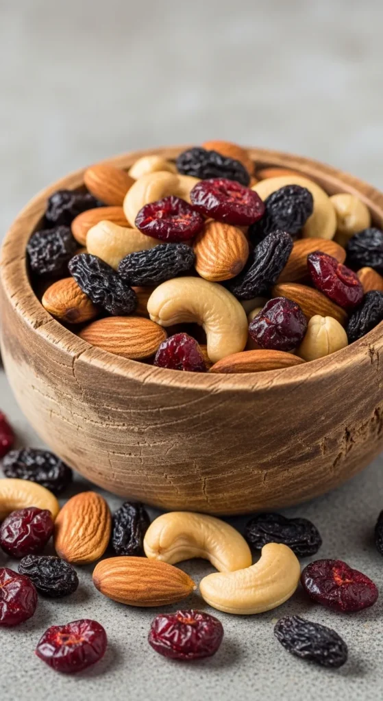 Trail Mix with Nuts and Dried Fruit