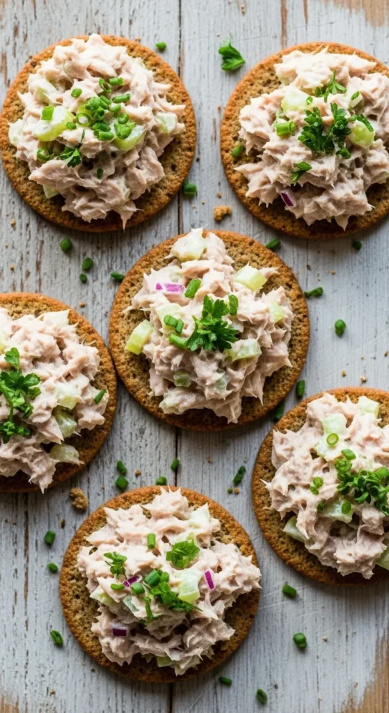  Tuna Salad on Crackers