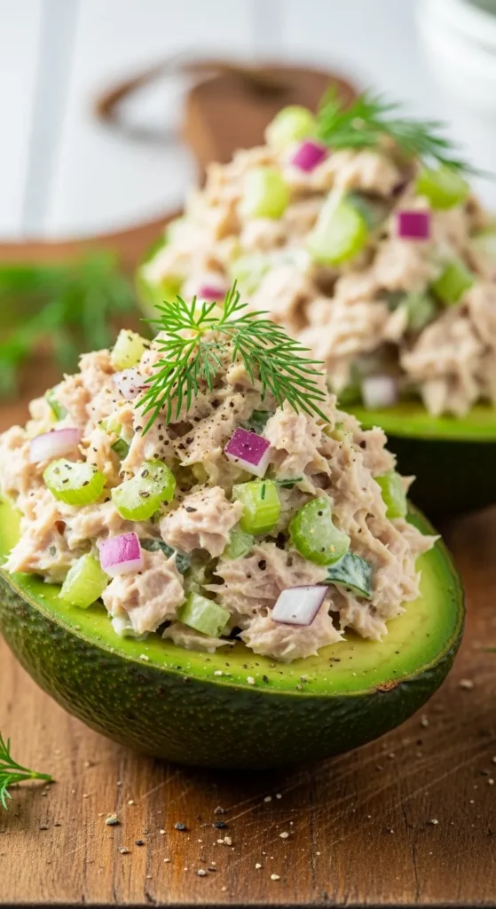 Tuna Stuffed Avocado