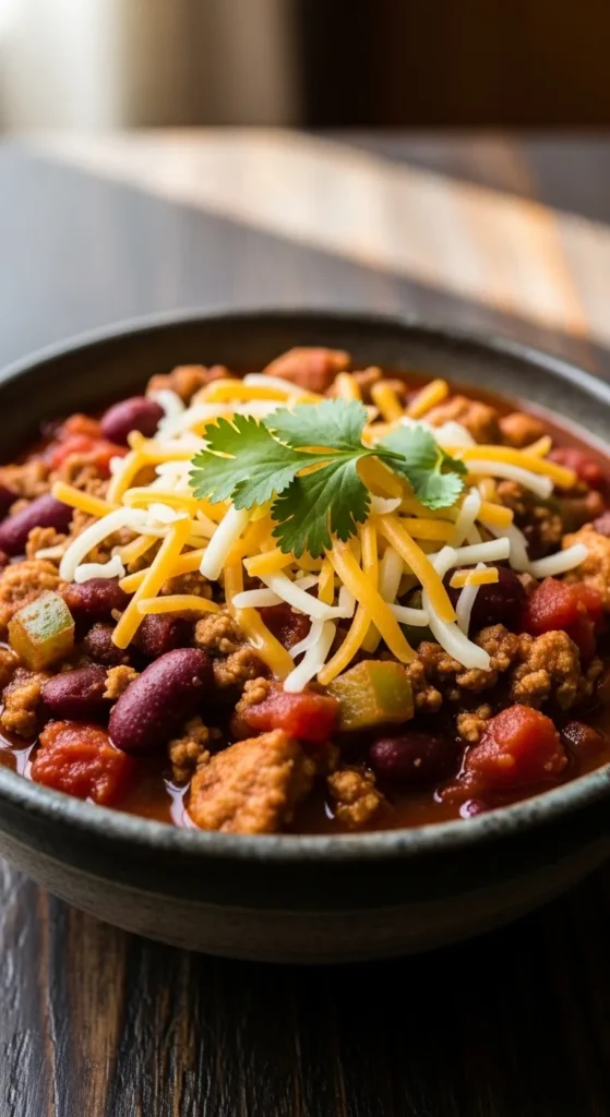 Turkey Chili with Beans