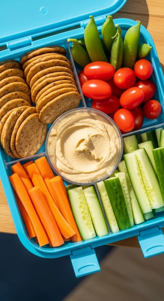 Veggie Hummus Snack Boxes