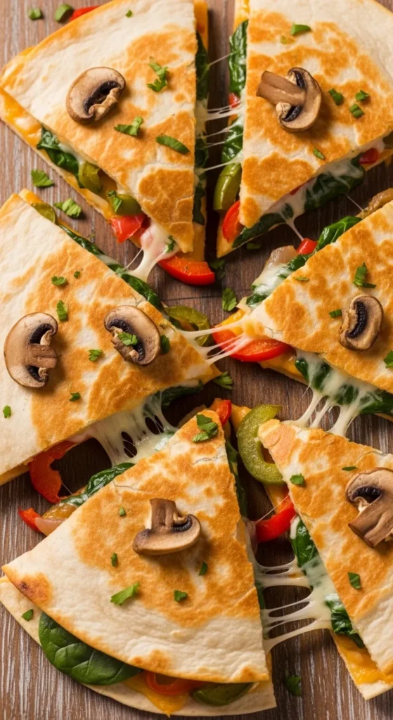 Veggie-Packed Quesadillas