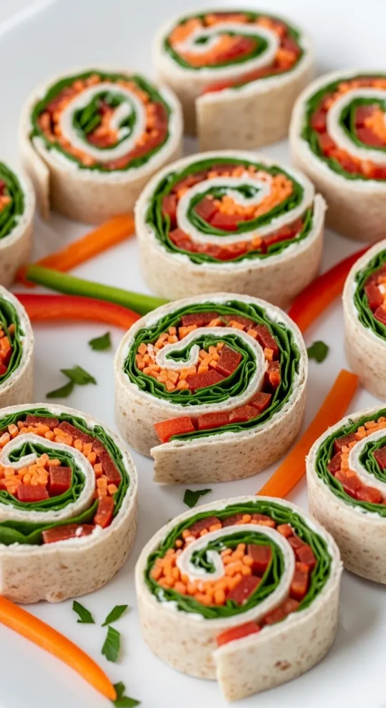 Veggie Pinwheel Wraps