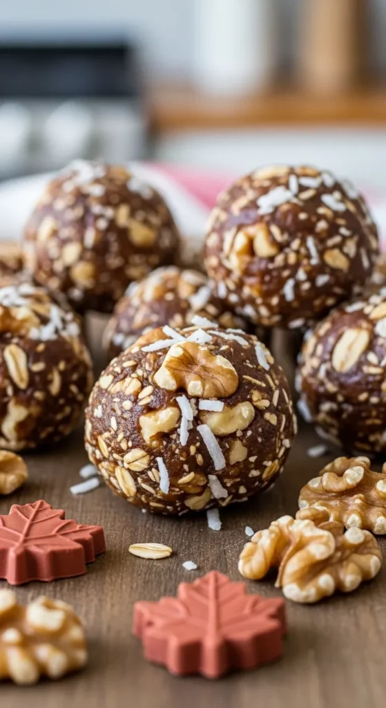 Walnut Maple Energy Bites