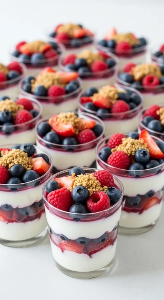 Yogurt Berry Parfait Cups