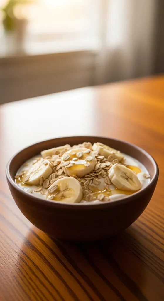 Yogurt Oat Snack Bowl