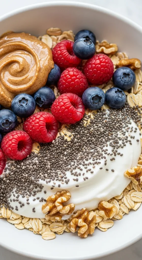 Yogurt Oats Energy Bowl