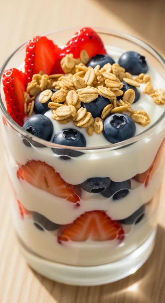 Yogurt Parfaits with Berries