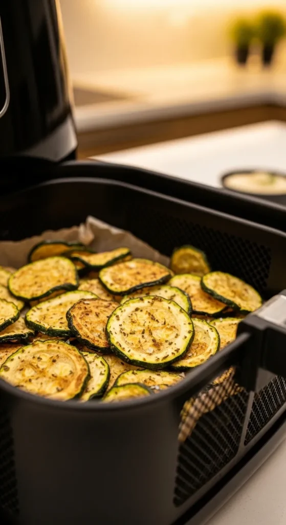 Zucchini Chips in the Air Fryer