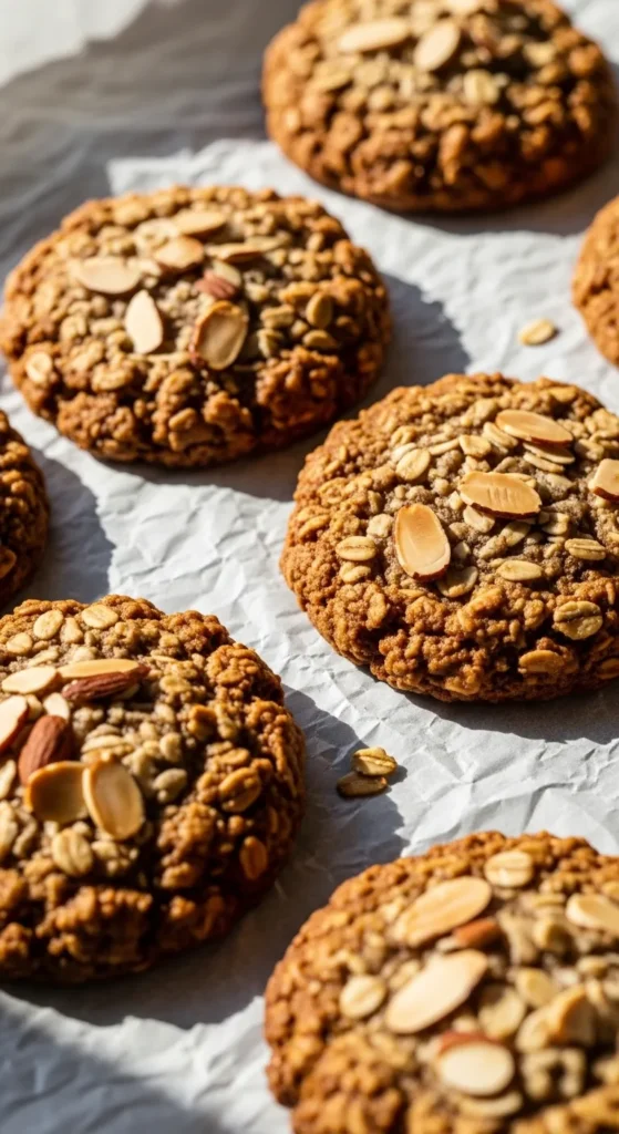 Almond Oatmeal Cookies