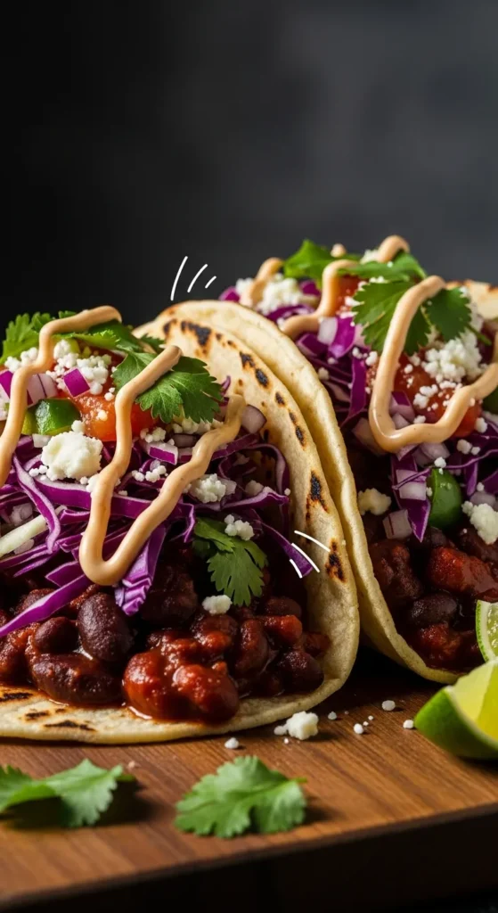 BBQ Bean Tacos