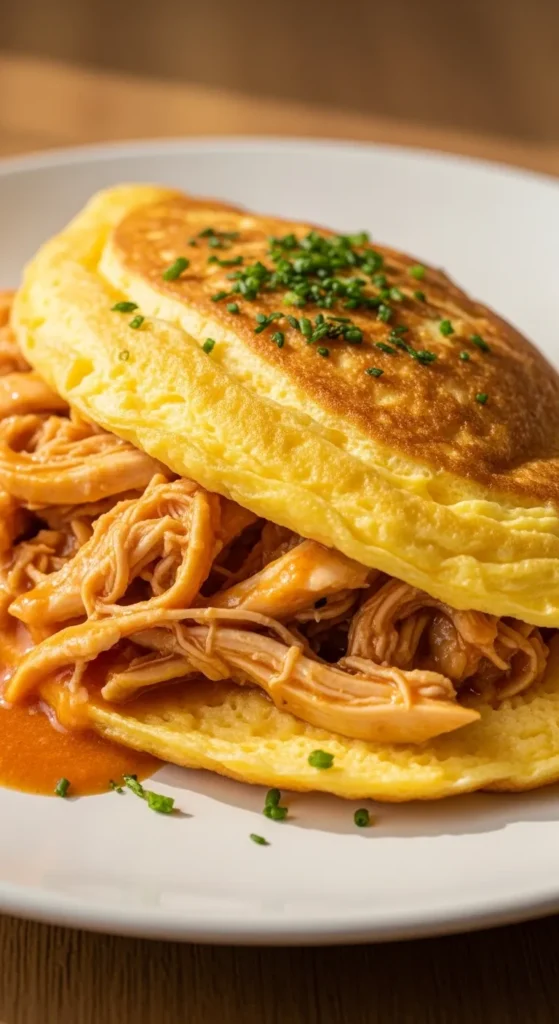 BBQ Chicken Omelette