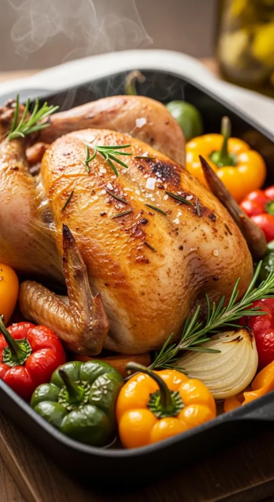 Baked Chicken with Bell Peppers