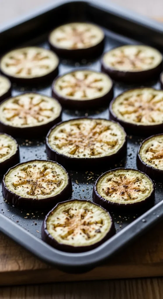 Baked Eggplant Slices