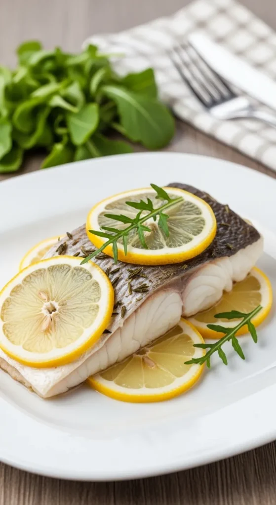 Baked Fish with Lemon and Herbs