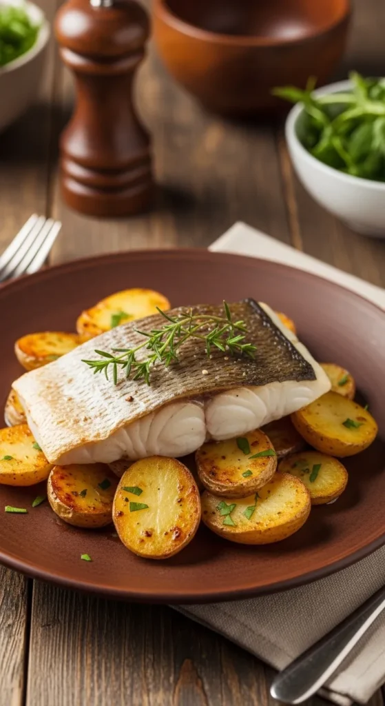 Baked Fish with Potatoes