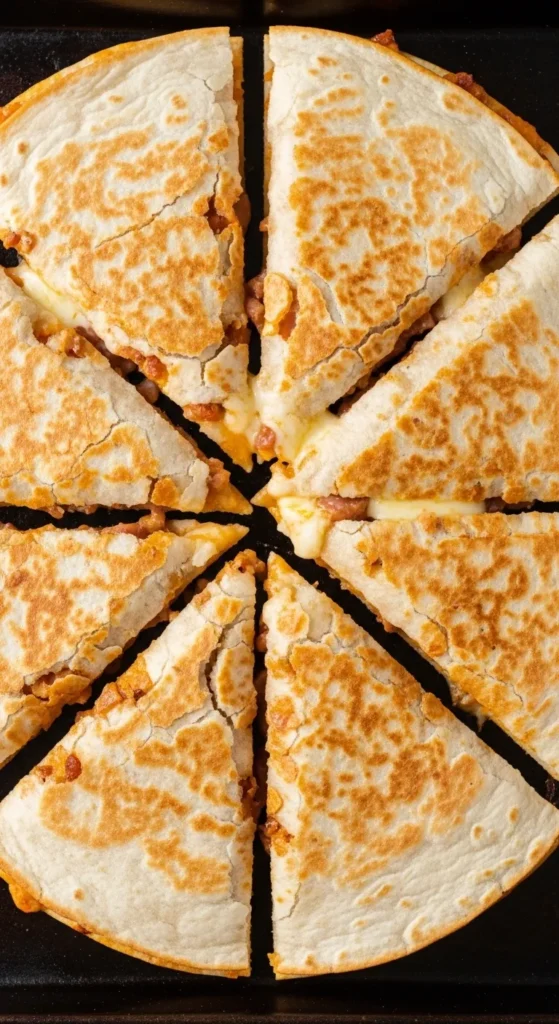 Baked Veggie Quesadilla Tray