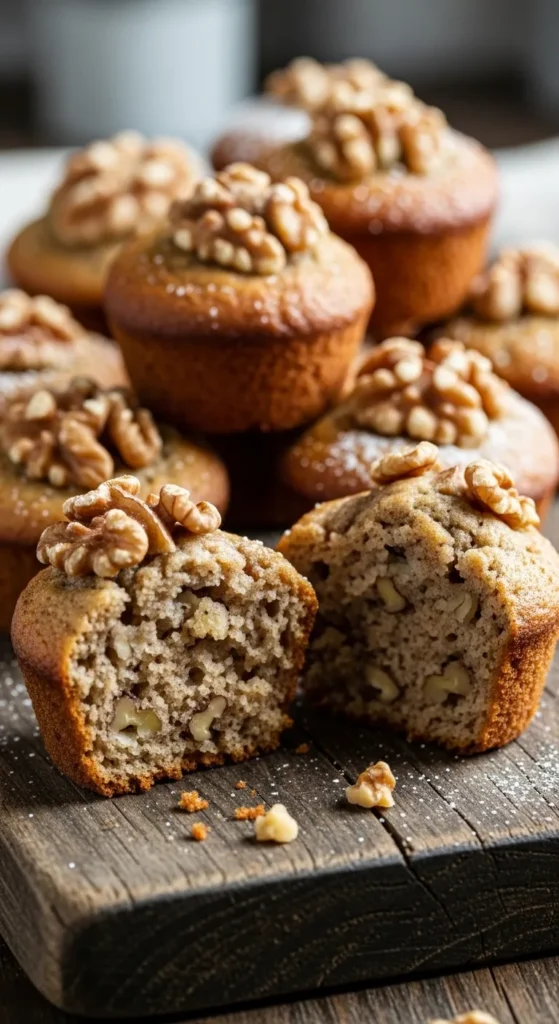 Banana Nut Mini Muffins
