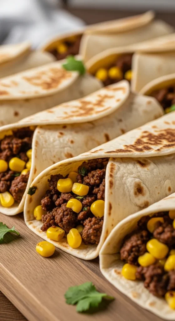 Beef Corn Wraps