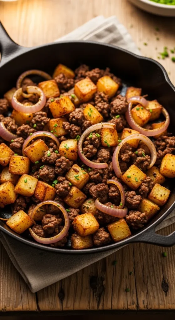  Beef Potato Hash Skillet