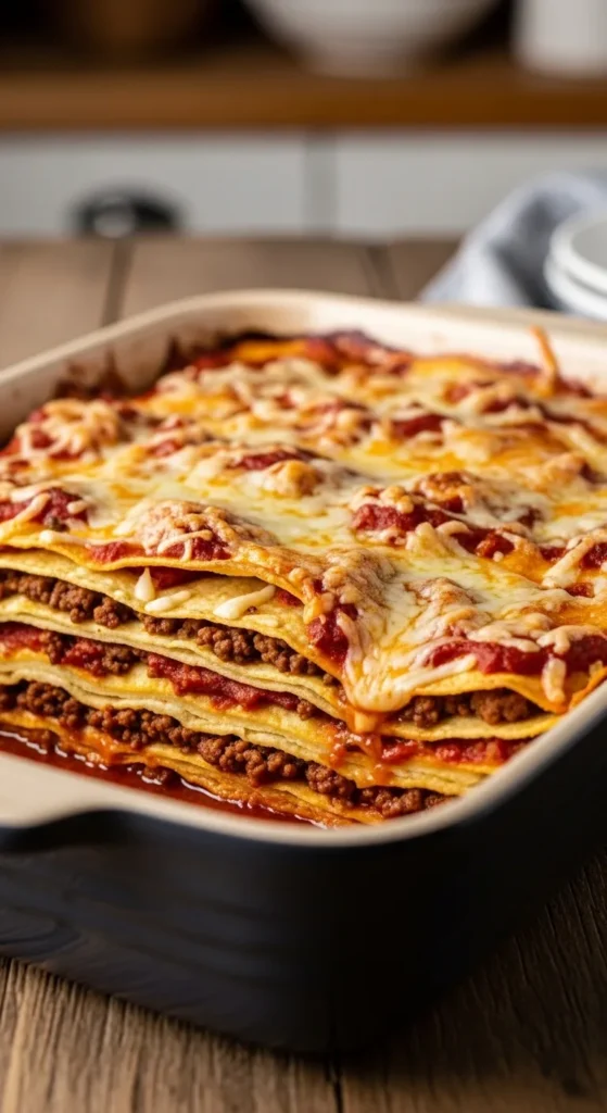 Beef Tortilla Bake