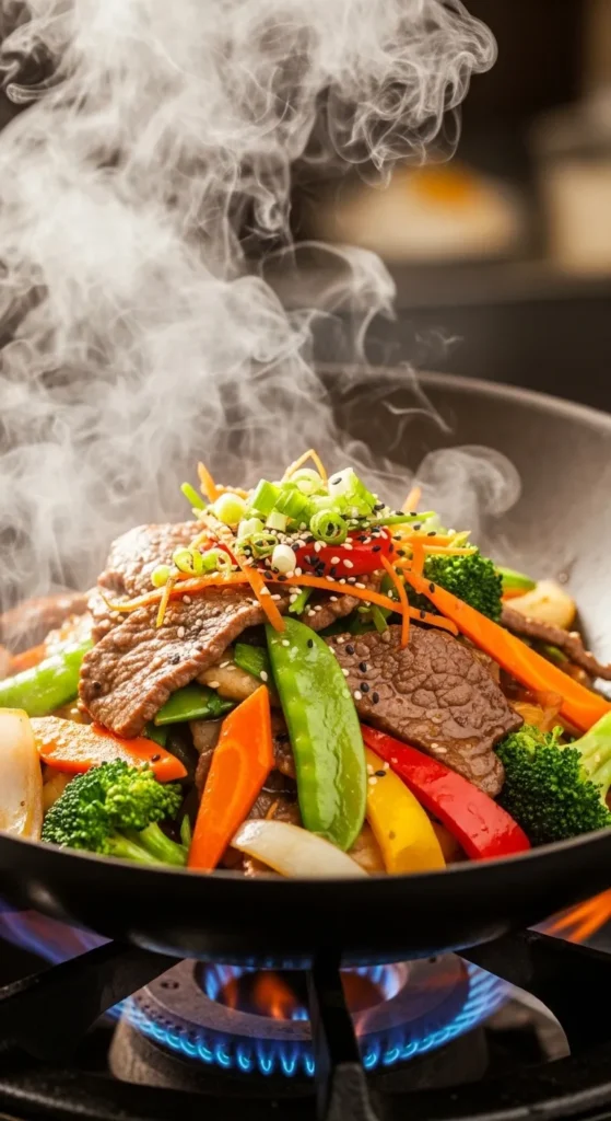 Beef Veggie Stir Skillet