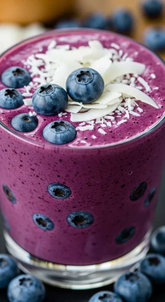 Blueberry Coconut Smoothie
